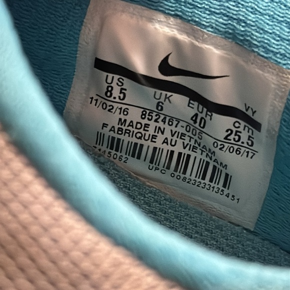 Nike Women's Flex Supreme TR 5 Cross Trainer Grey/Chlorine size 8.5 - Picture 13 of 16